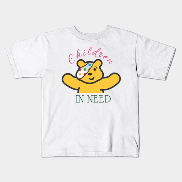 Children in need Kids T-Shirt by Fanu2612